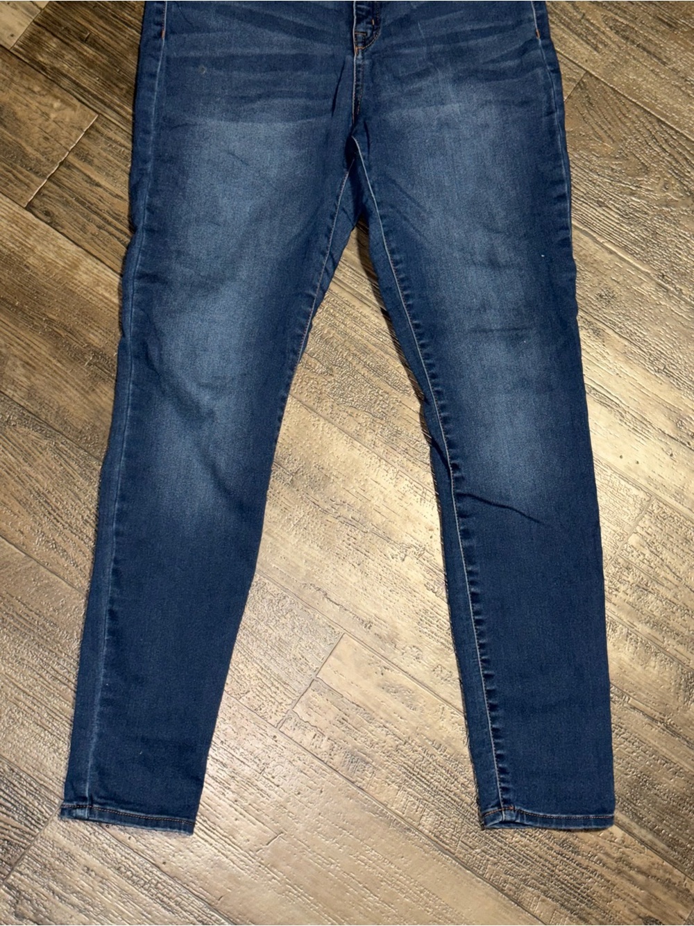 Rewash Dark Blue Women's Skinny Jeans - Picture 3 of 11